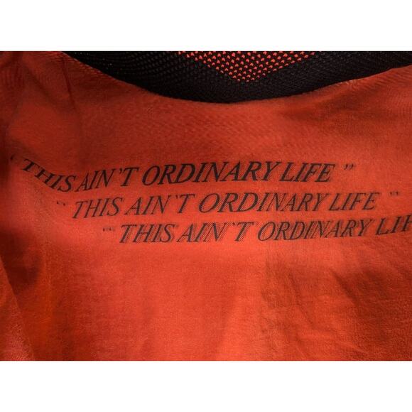 Funny Guerrilla Mesh Top Black Orange This Aint Ordinary Life Lyrics - Picture 2 of 10